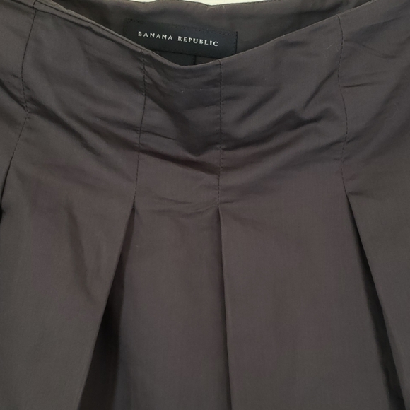COPY - Banana Republic Dark Purple Cotton Skirt - Picture 6 of 6